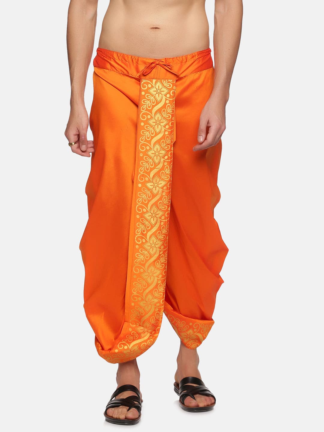 Handloom Ikat Cotton TaruNa Dhoti Pants for Men | Dhaaga | AdiValka